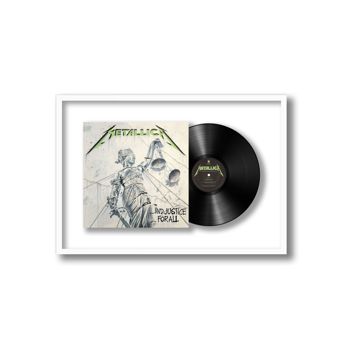 Metallica - ...And Justice For All - Framed Vinyl Record