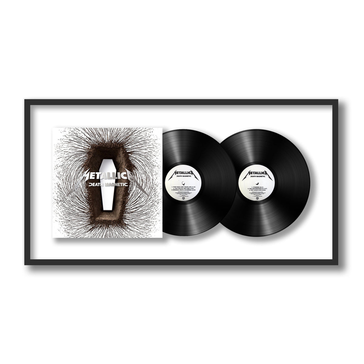 Metallica - Death Magnetic - Framed Vinyl Record