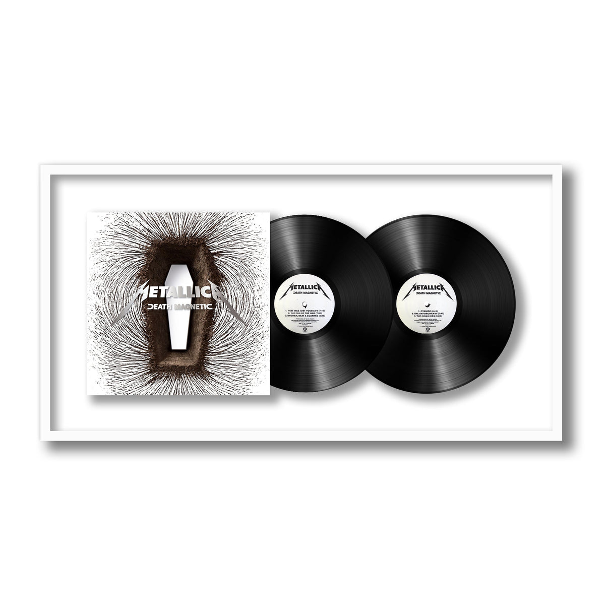 Metallica - Death Magnetic - Framed Vinyl Record