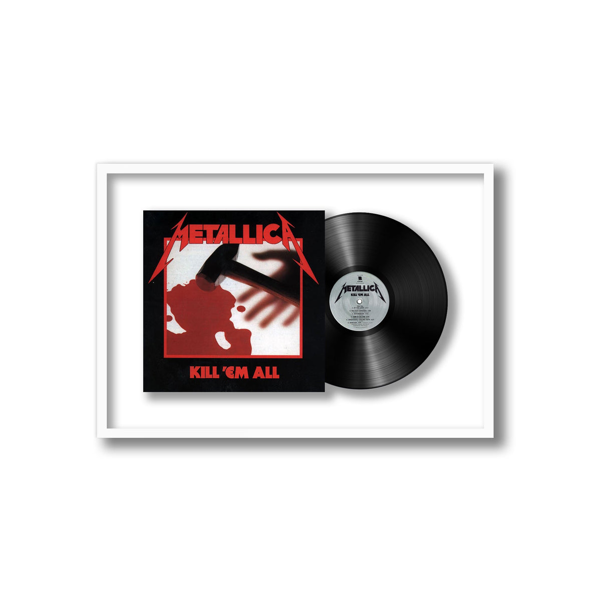 Metallica - Kill 'Em All - Framed Vinyl Record