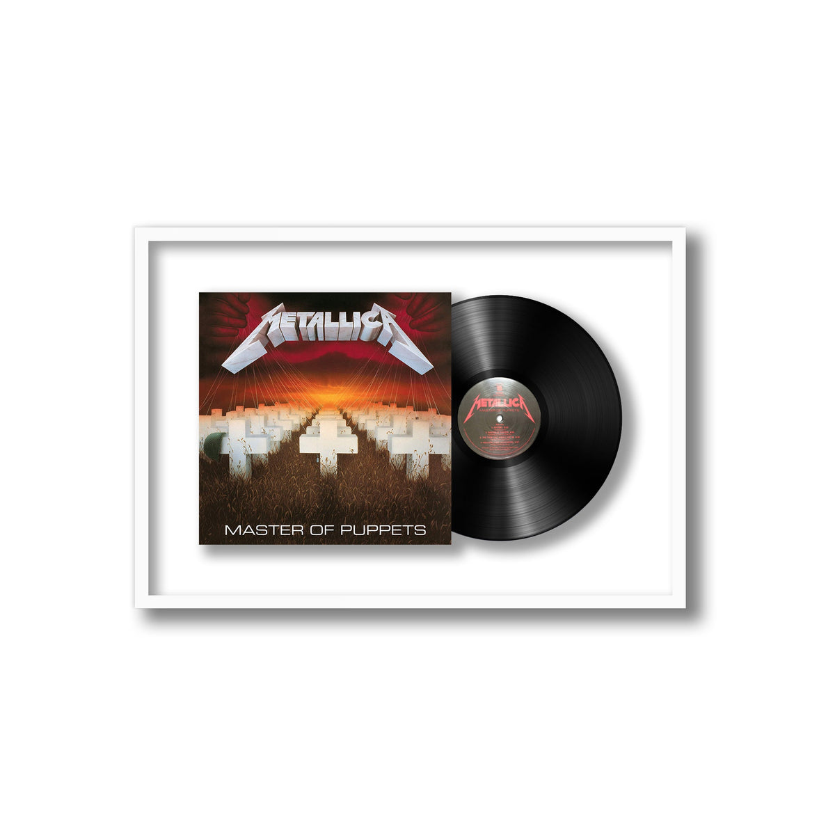 Metallica - Master of Puppets - Framed Vinyl Record