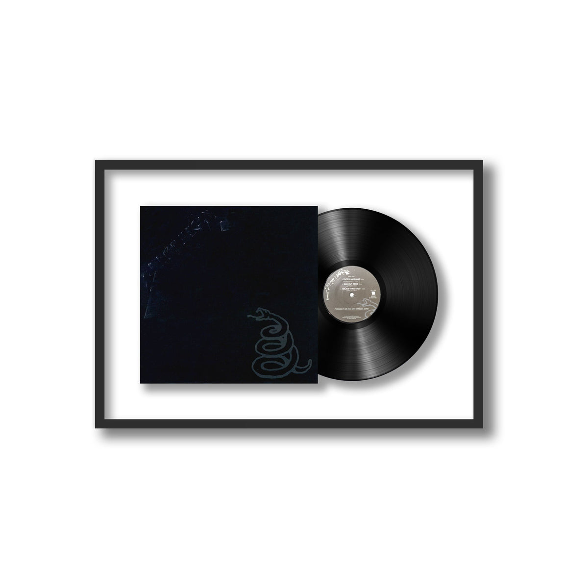 Metallica - Metallica - Framed Vinyl Record
