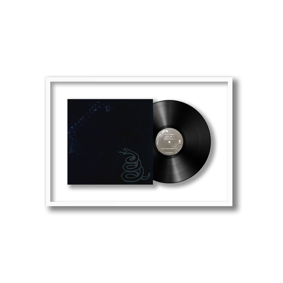 Metallica - Metallica - Framed Vinyl Record
