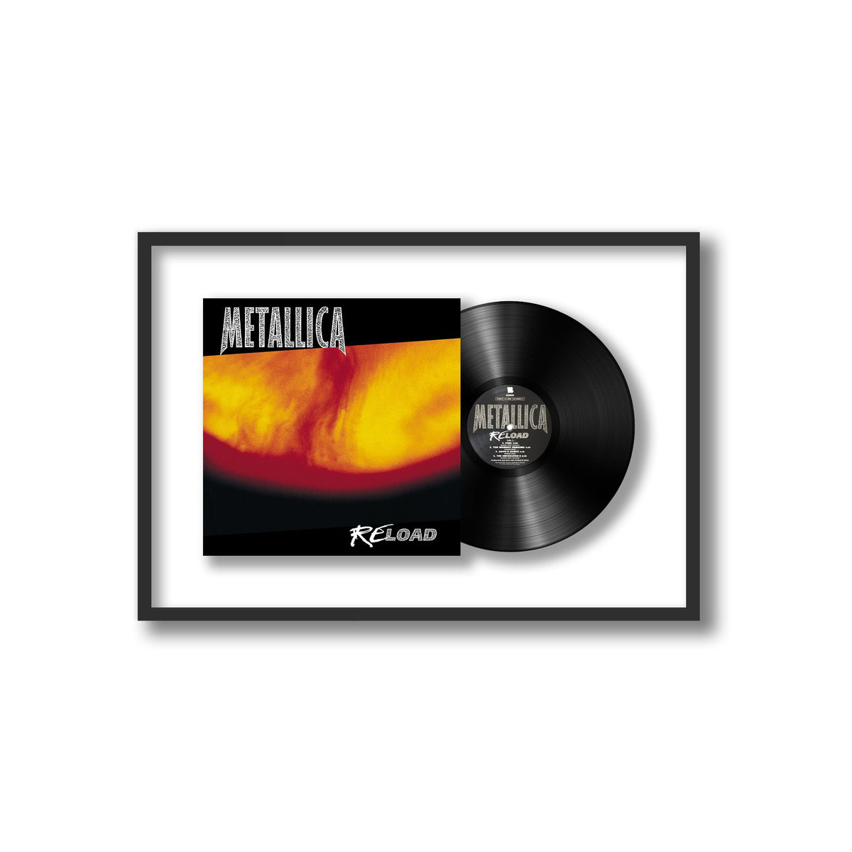 Metallica - Reload - Framed Vinyl Record