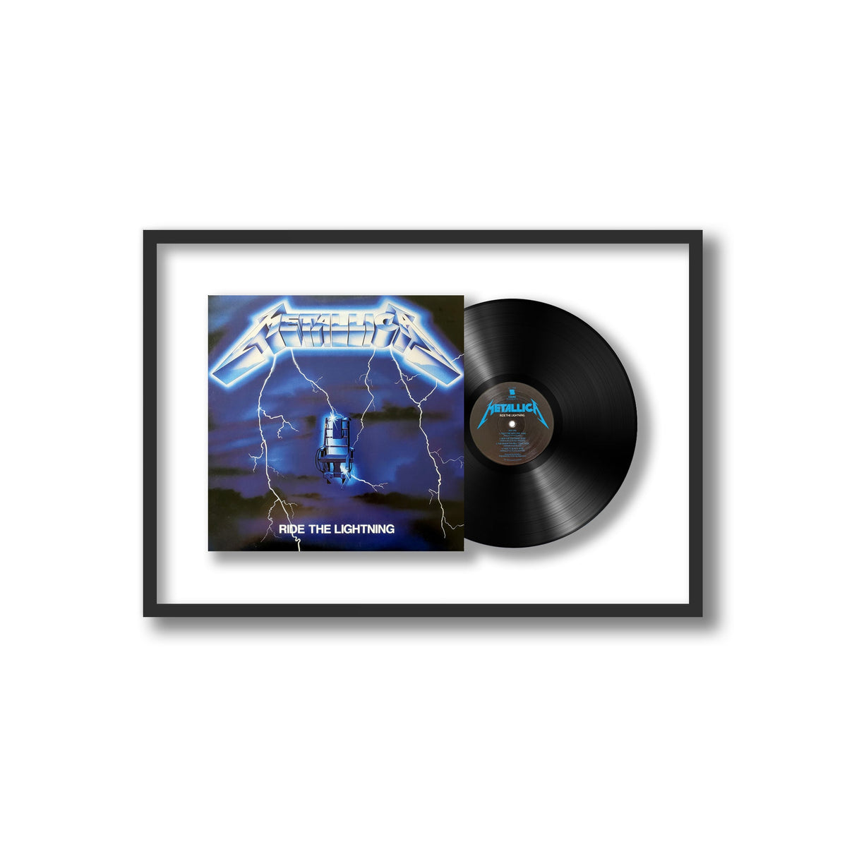 Metallica - Ride The Lightning - Framed Vinyl Record