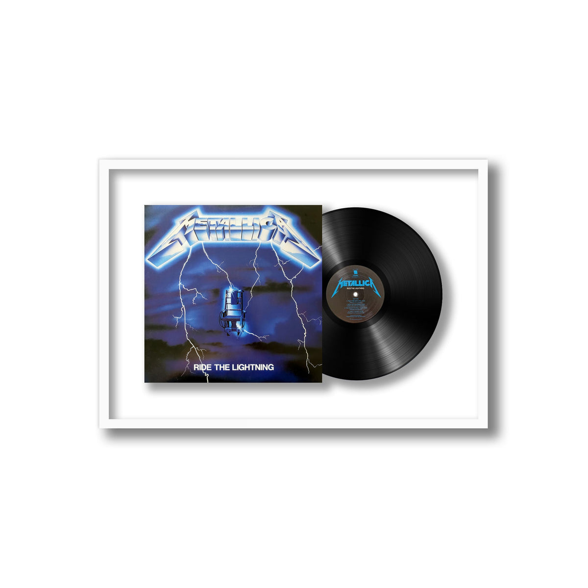 Metallica - Ride The Lightning - Framed Vinyl Record