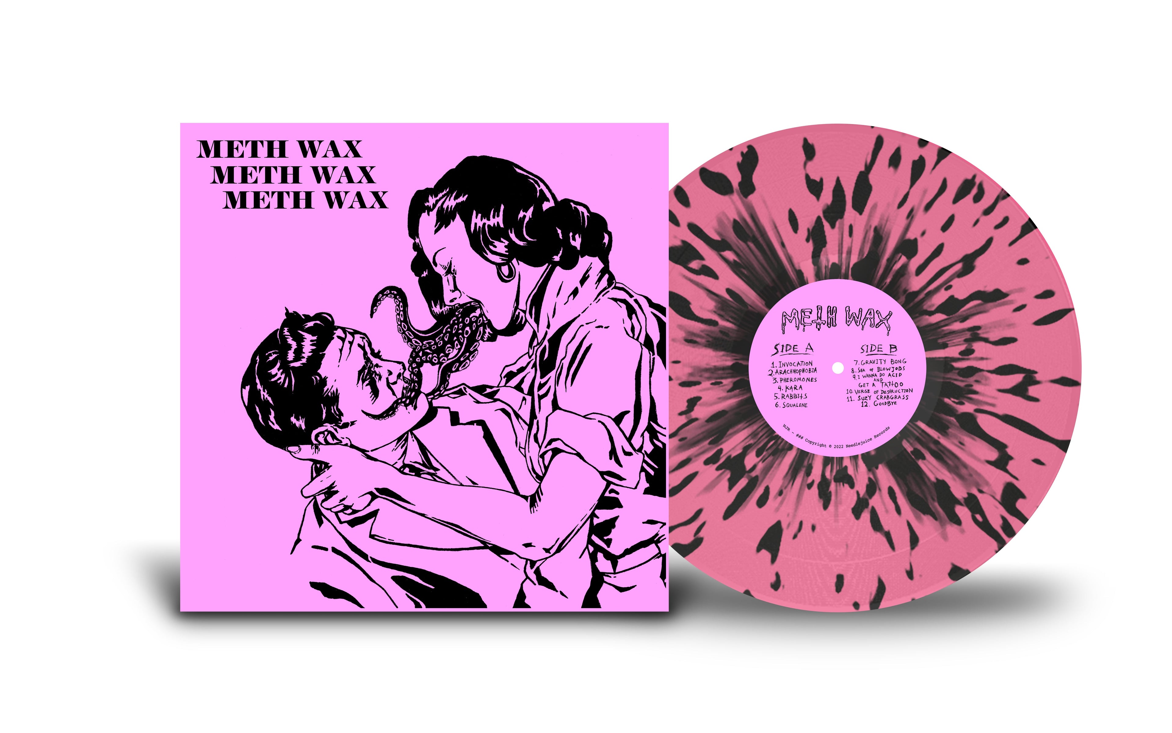 Meth Wax - Acid Splatter LP Vinyl Record