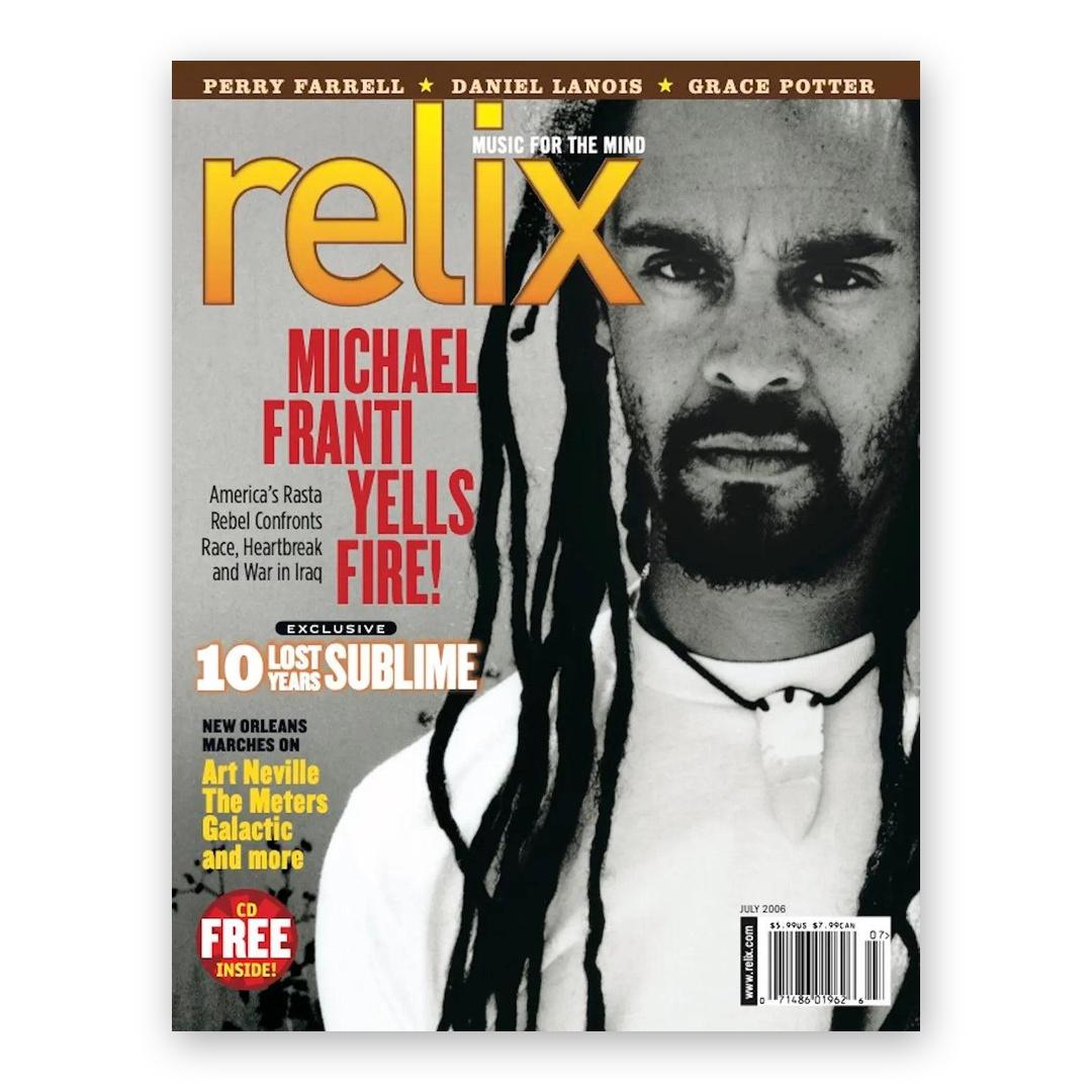 Michael Franti - July 2006 Relix Issue Magazine