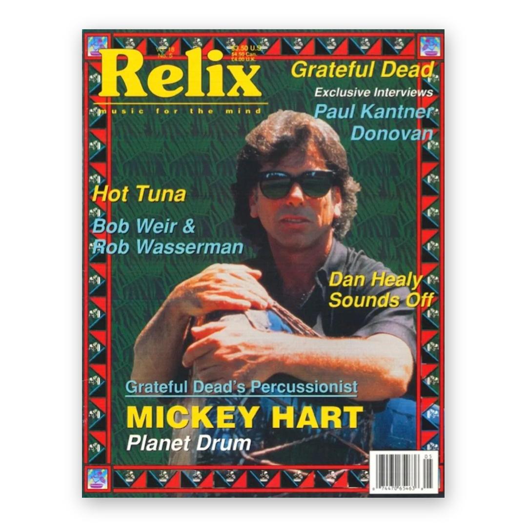 Mickey Hart - October 1991 Relix Issue Magazine