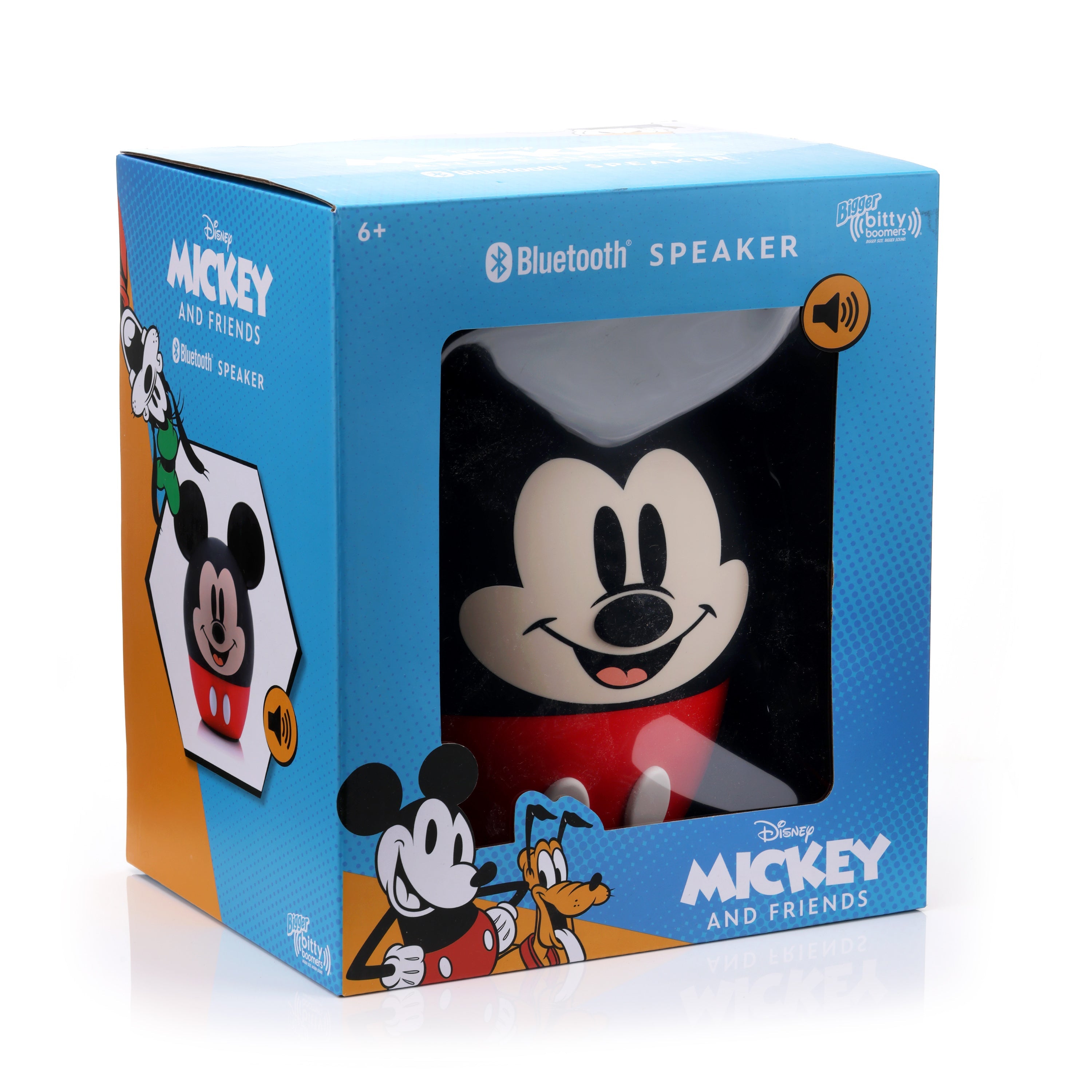 Bigger 8" Mickey Mouse Bitty Boomers Portable Bluetooth Speaker