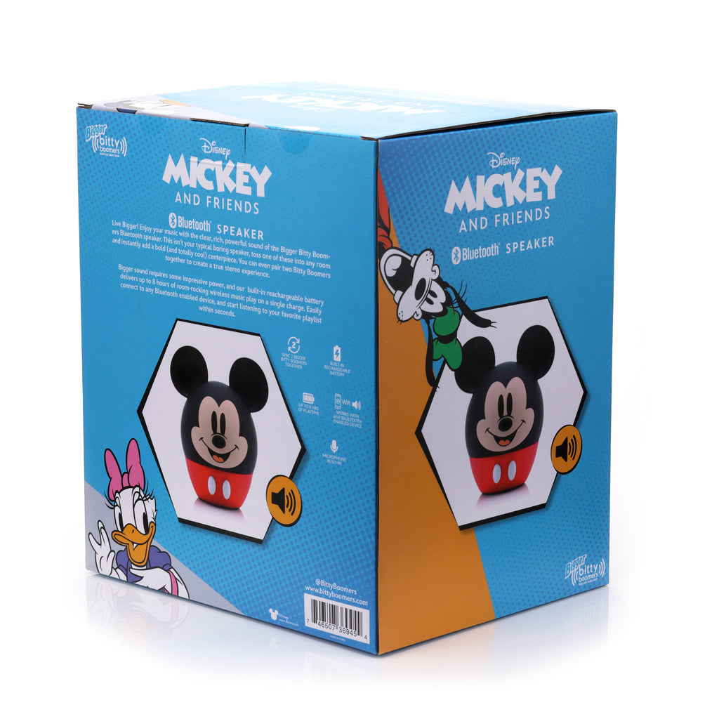 Bigger 8" Mickey Mouse Bitty Boomers Portable Bluetooth Speaker