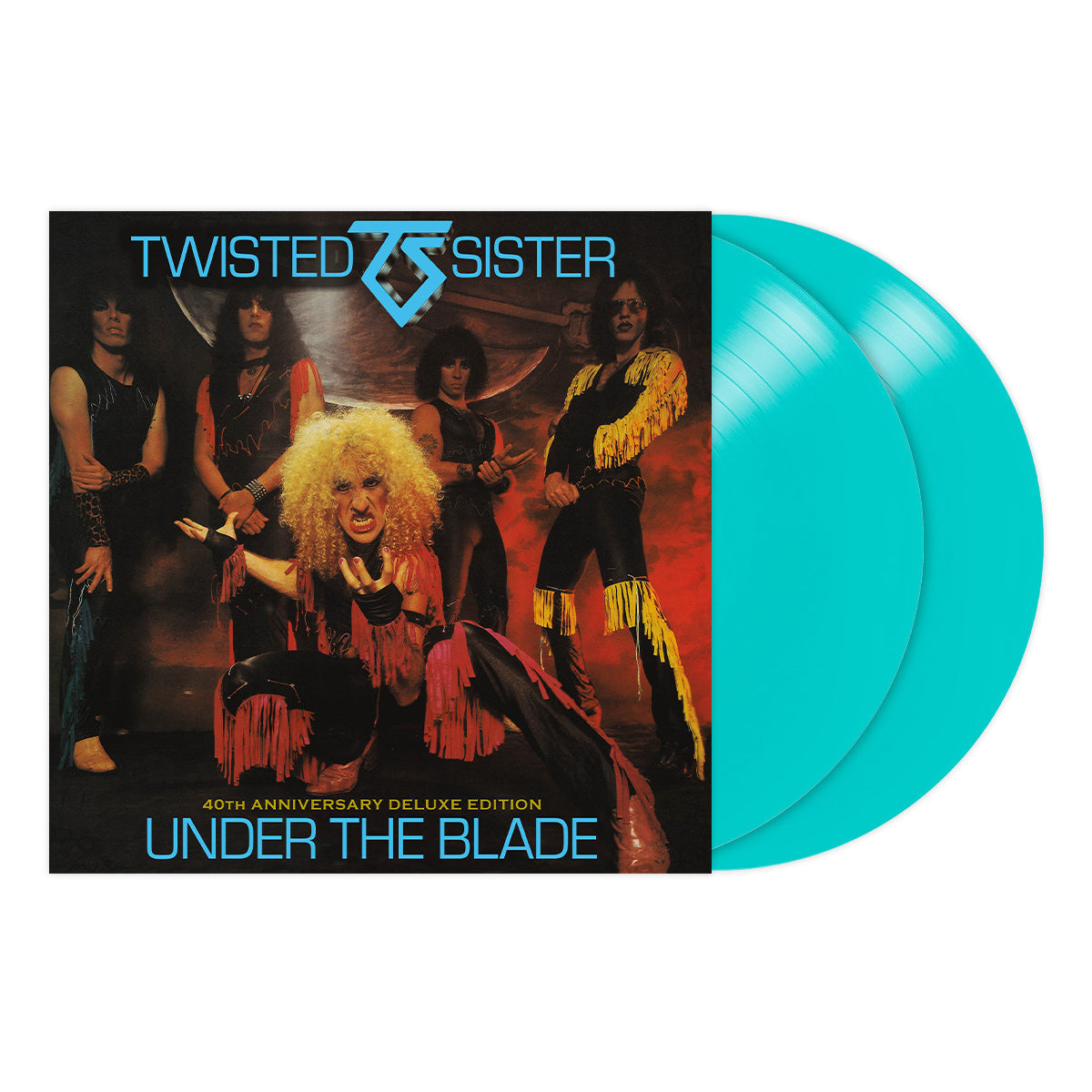 Twisted Sister - Under The Blade 40th Anniversary 2LP (Limited Edition, Turquoise Vinyl) - Vinyl Record