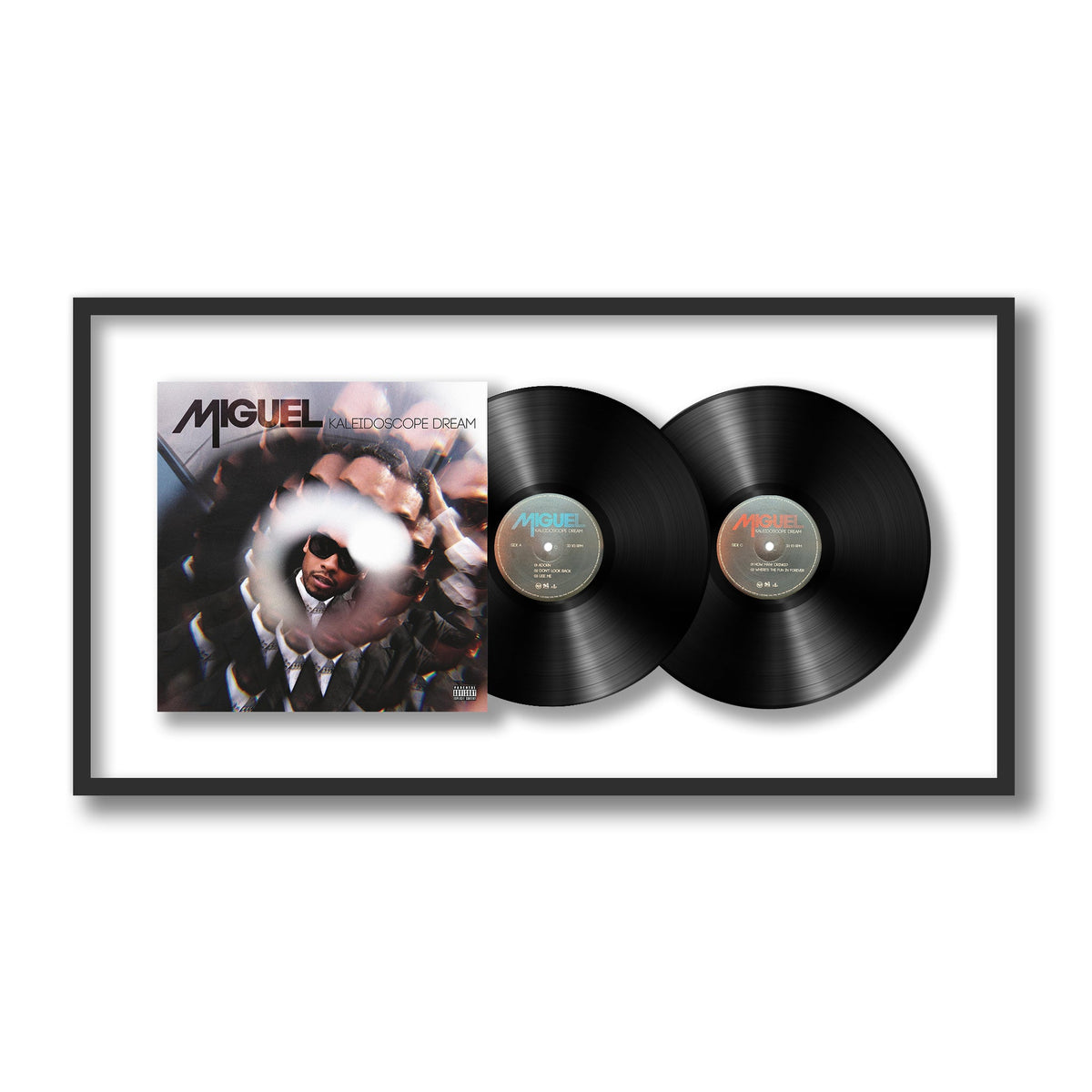 Miguel - Kaleidescope Dream - Framed Vinyl Record