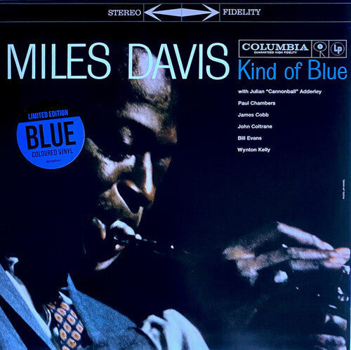 Miles Davis Kind Of Blue (Limited Edition, Blue Marlbled Vinyl) [Import] Vinyl Record