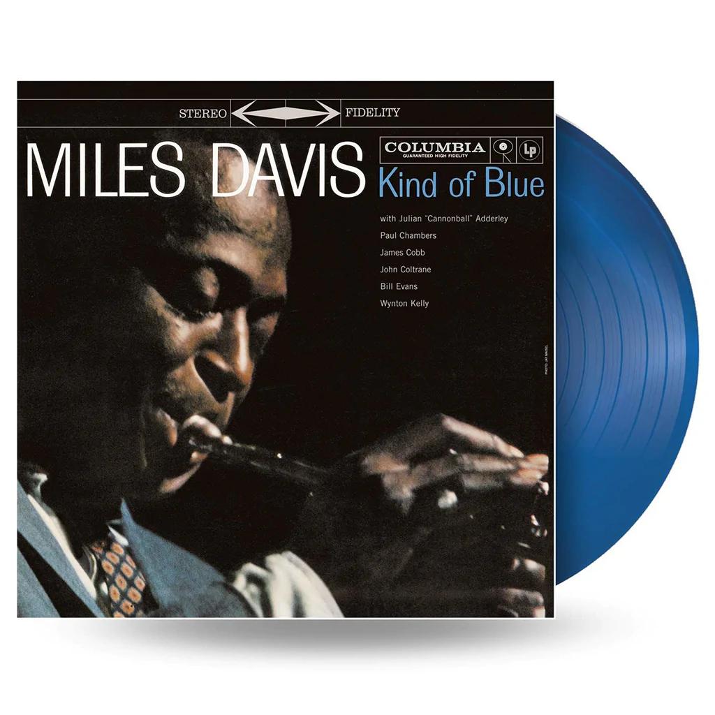Miles Davis Kind Of Blue (Limited Edition, Blue Marlbled Vinyl) [Import] Vinyl Record