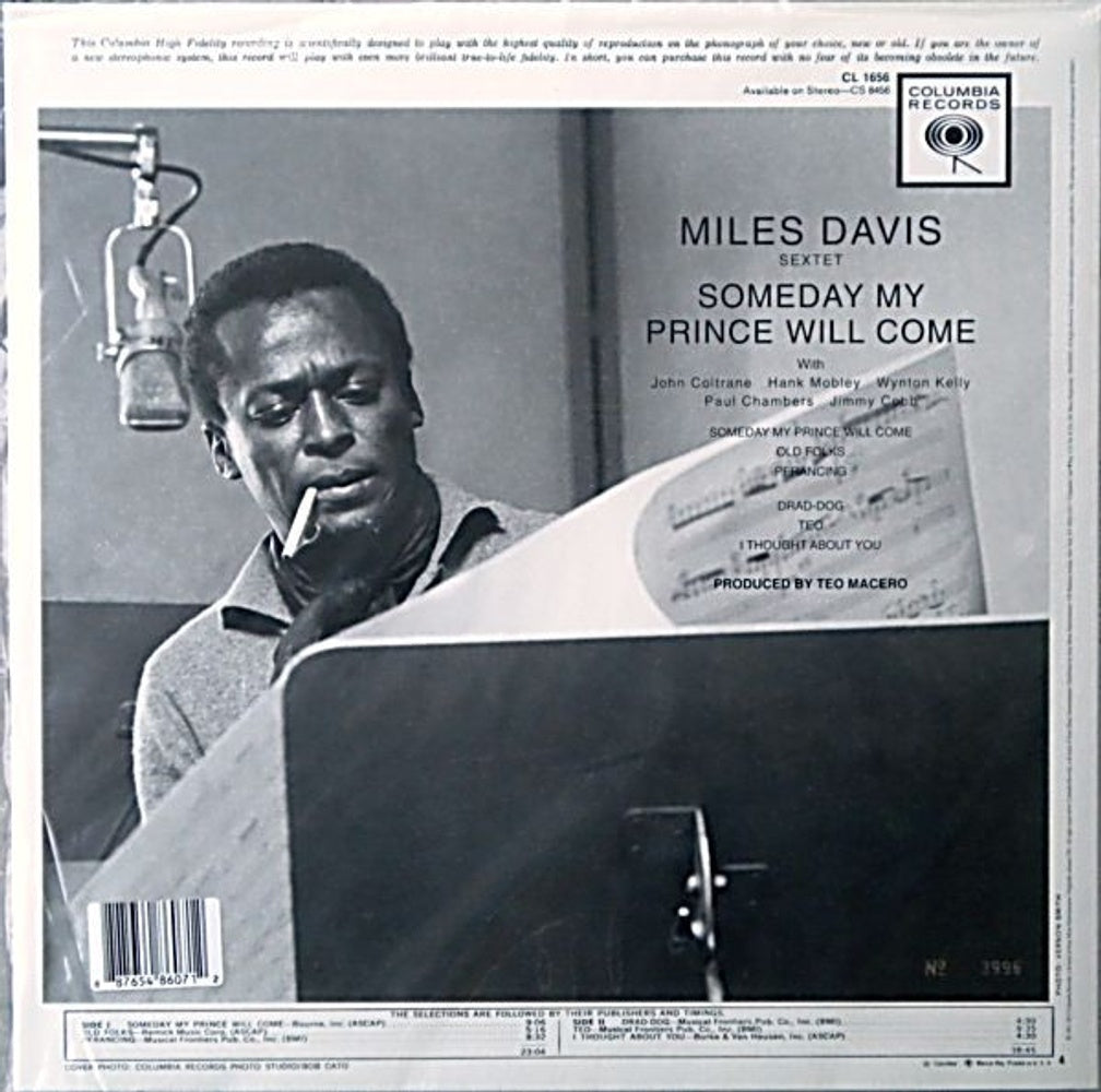 Miles Davis – Someday My Prince Will Come (LP Vinyl) Vinyl Record