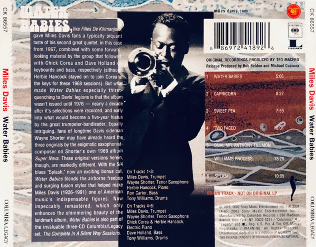 Miles Davis – Water Babies Music CD