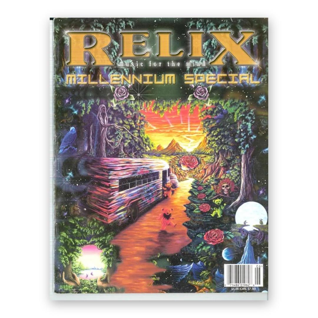 Millenium Special Cover By Una Toibin- December 1999 Relix Issue Magazine