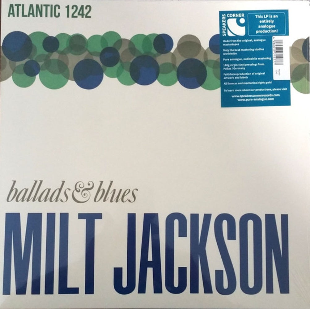 Milt Jackson – Ballads & Blues (LP Vinyl) Vinyl Record