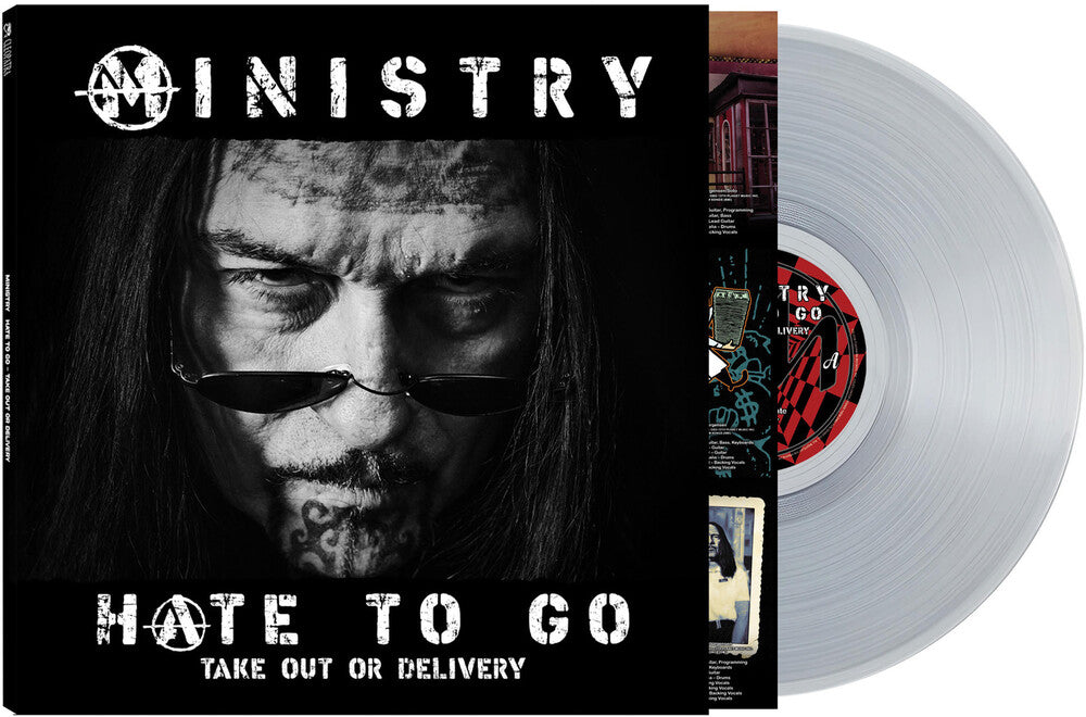 Ministry – Hate To Go: Take Out Or Delivery (Clear LP Vinyl) Vinyl Record