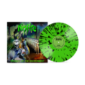 Misfire - Product Of The Environment Neon Green with Black Splatter Vinyl Record