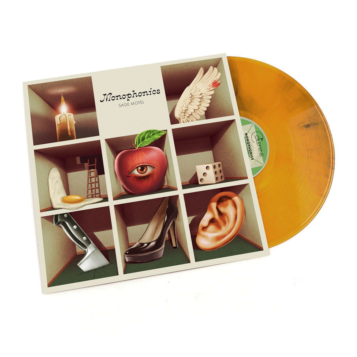 Monophonics Sage Motel (Transparent Orange w/ Black Swirl Colored Vinyl) (Indie Exclusive) Vinyl Record