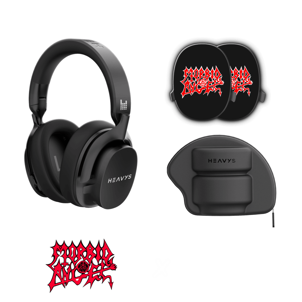Morbid Angel Limited Edition HEAVYS Headphone Shells & Headphone Bundle