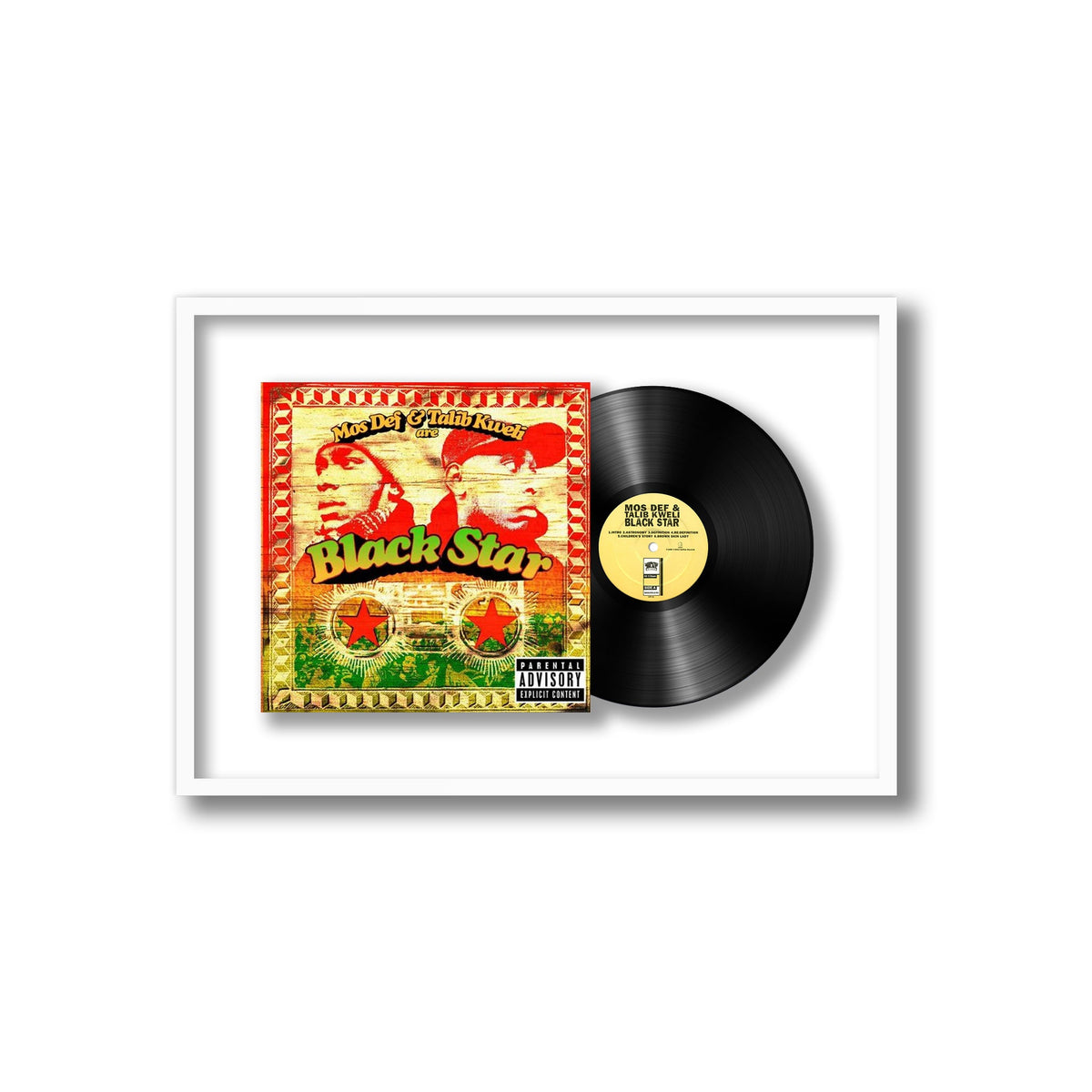 Black Star - Mos Def & Talib Kweli Are Black Star - Framed Vinyl Record