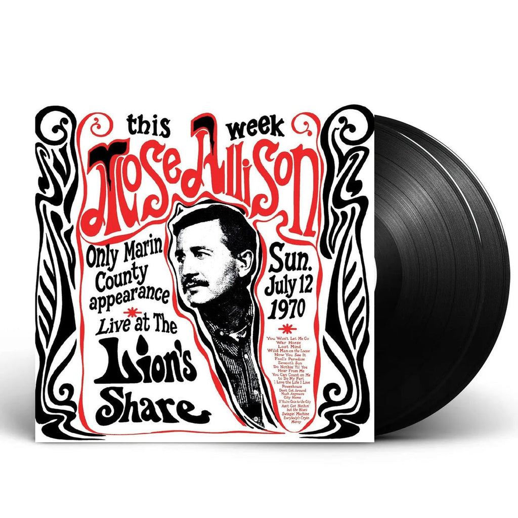 Mose Allison – Live At The Lion's Share, July 12 ,1970 (2-LP Vinyl) Vinyl Record