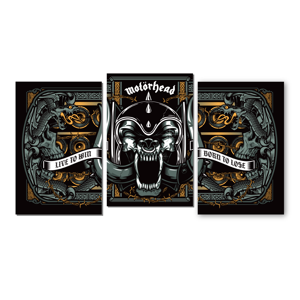 No Remorse: The Illustrated True Stories of Lemmy Kilmister and Motörhead - Deluxe + Vinyl 2-LP Edition