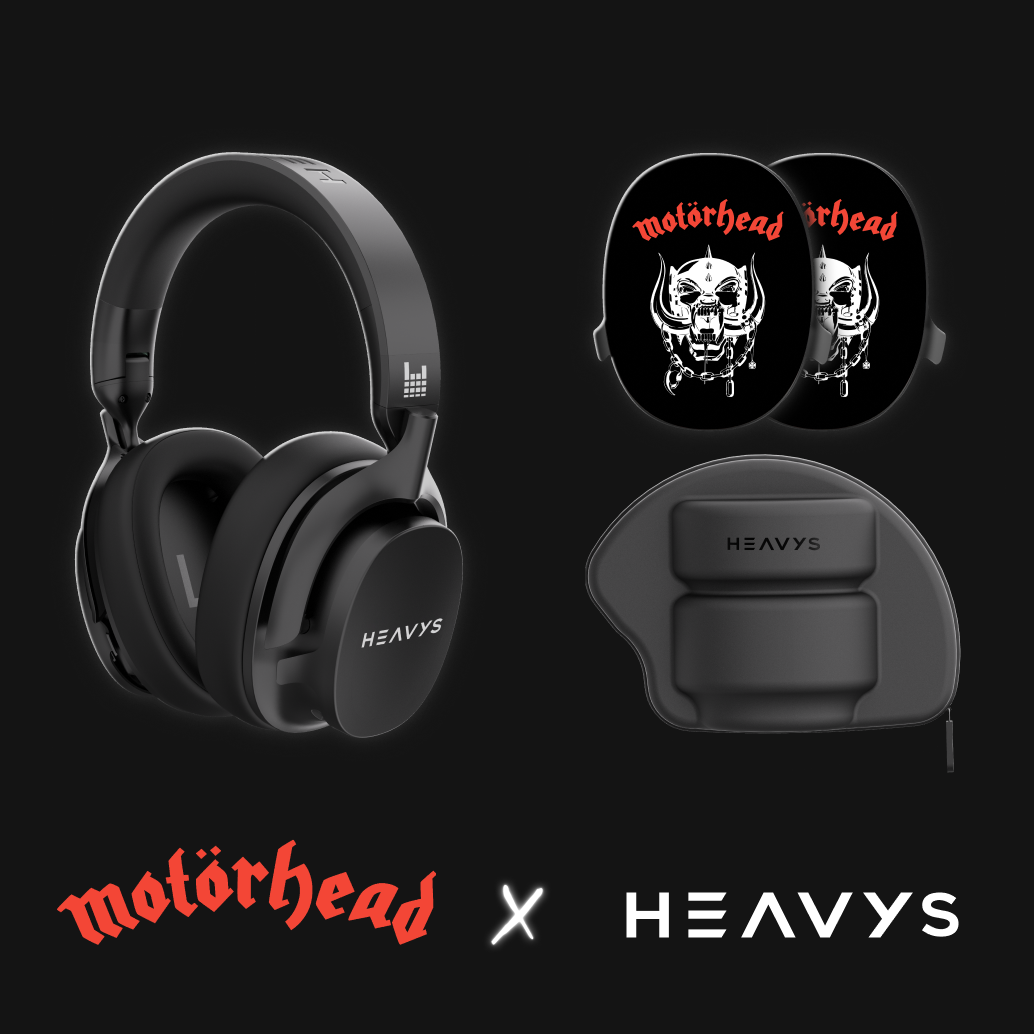 Motörhead Special Edition Limited Edition HEAVYS Headphone Shells & Headphone Bundle