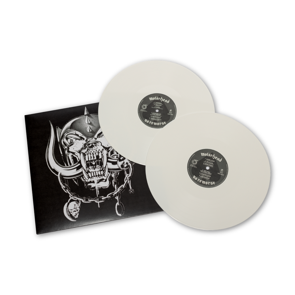 Motörhead - No Remorse Limited Edition White Vinyl 2-LP Vinyl Record