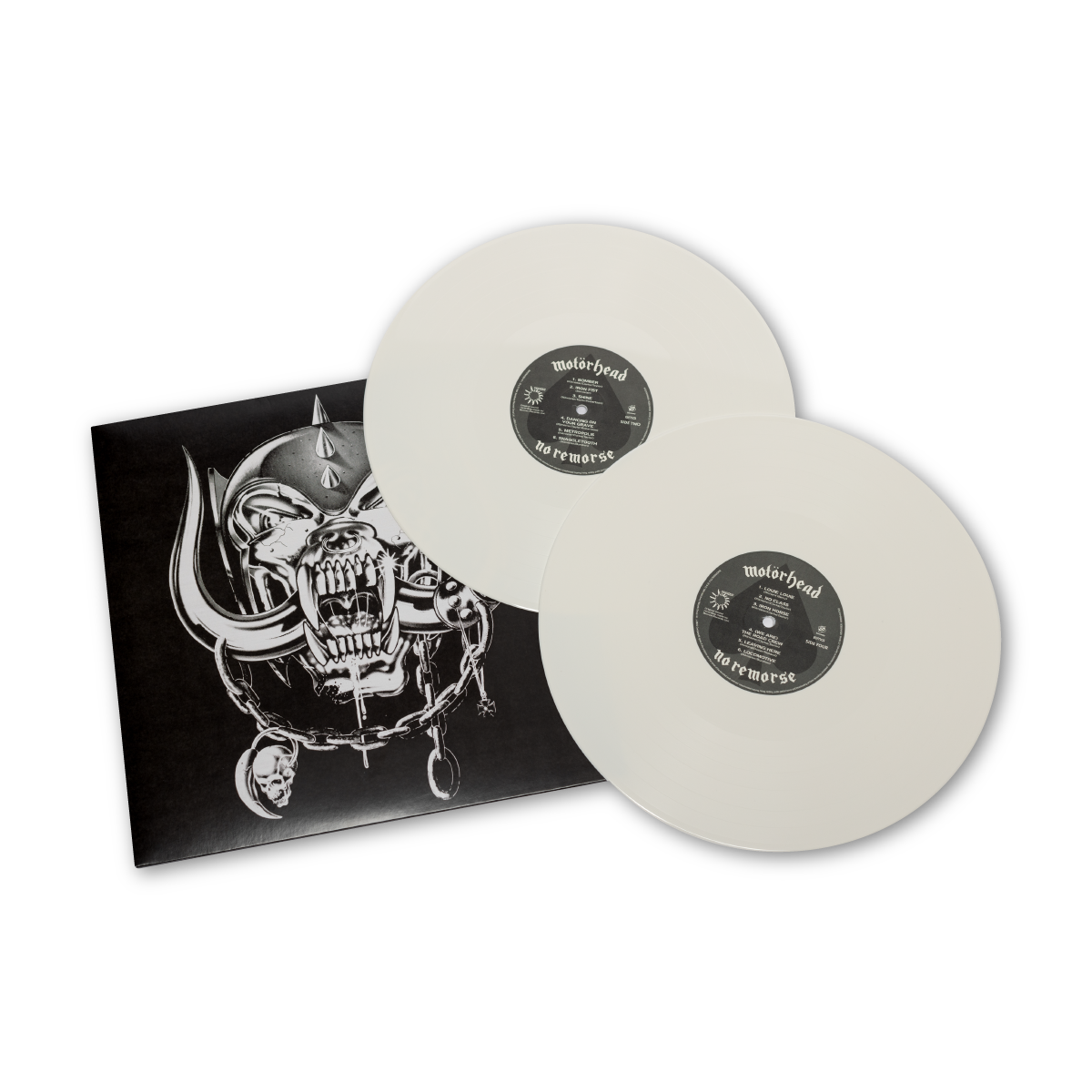 Motörhead - No Remorse Limited Edition White Vinyl 2-LP Vinyl Record