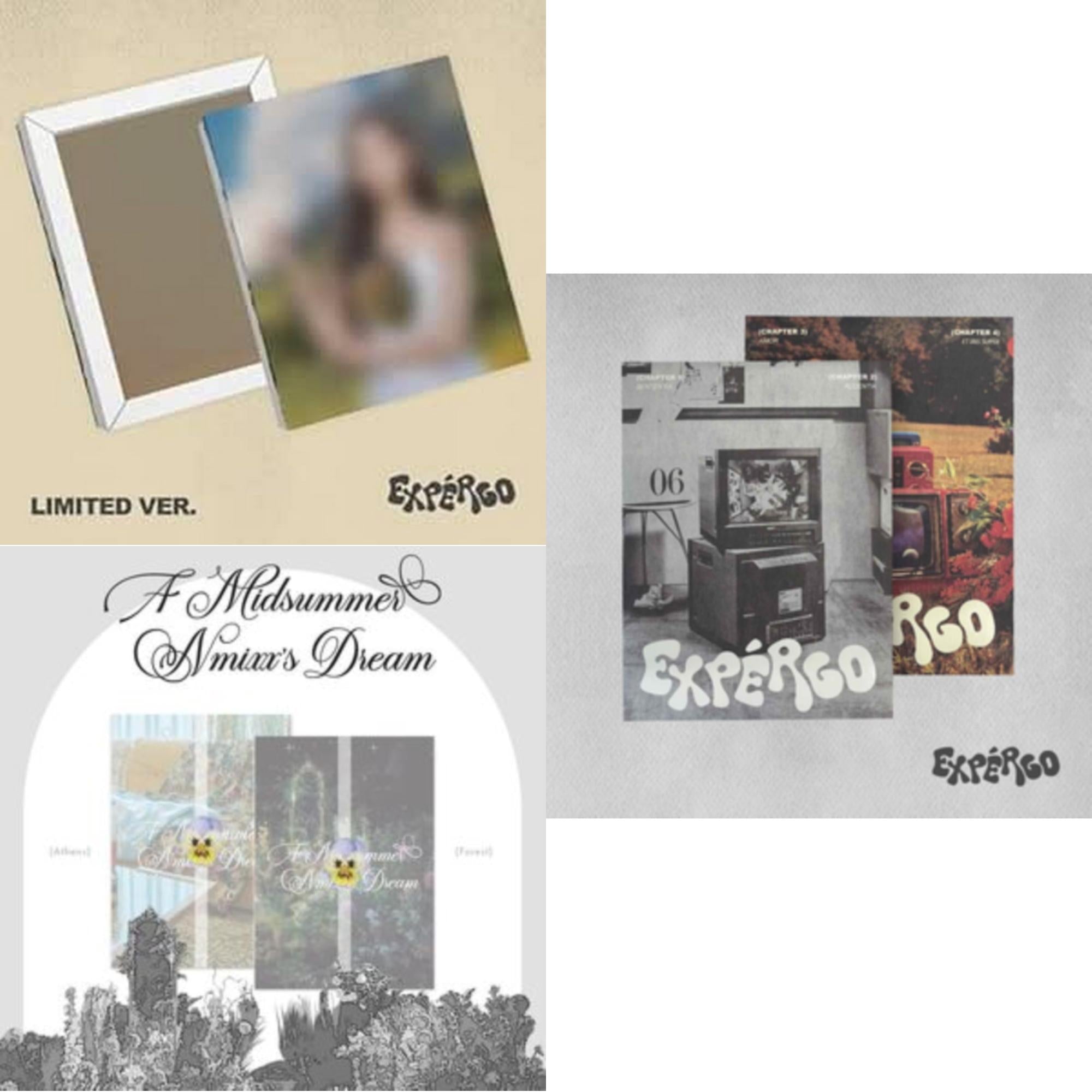Nmixx - Expergo (Limited Version) & Midsummer Nmixx’S Dream & Expergo - CD Bundle
