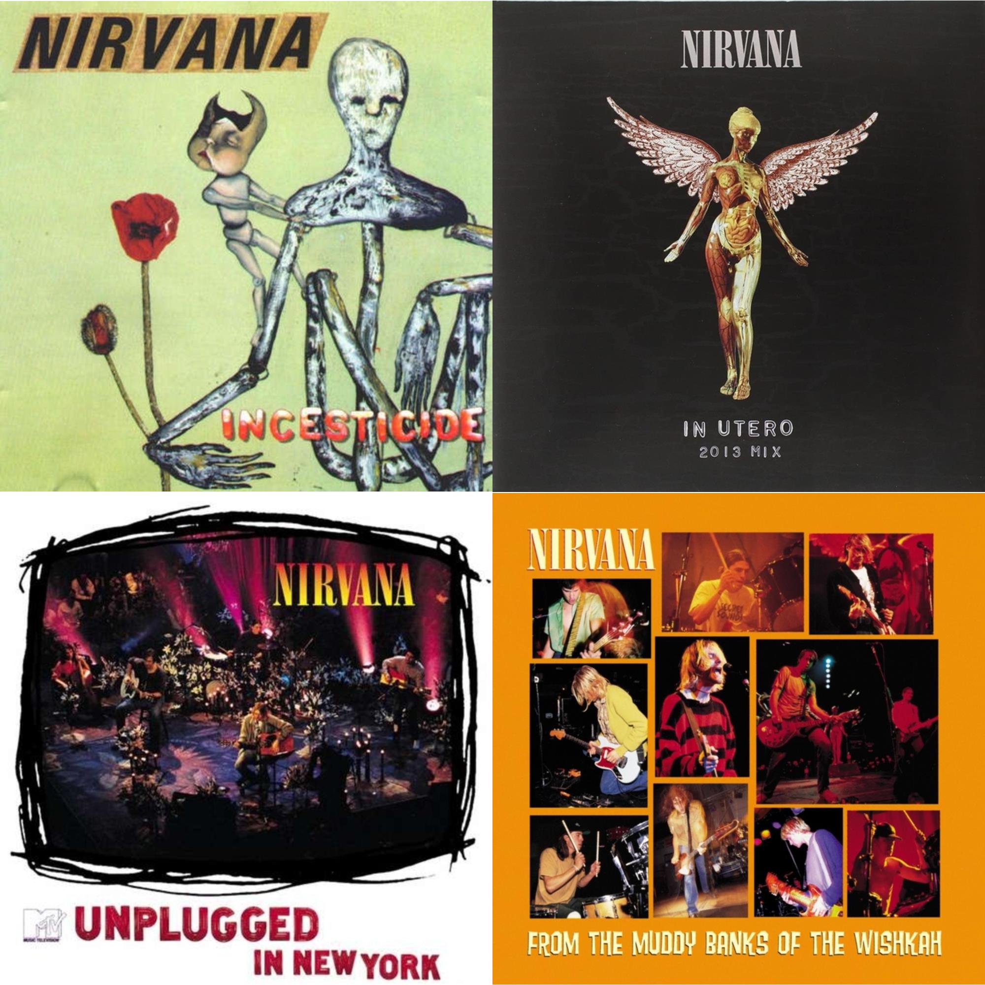 Incesticide (20Th Anniversary 45RPM Edition) & In Utero: 2013 Mix (2LP) & Unplugged In N.Y. & From The Muddy Banks Of The Wishkah