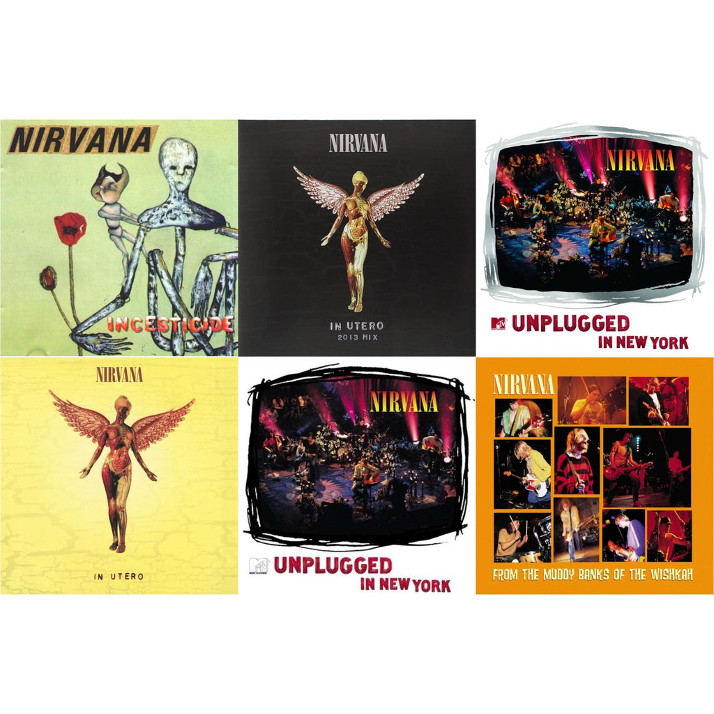 Incesticide (20Th Anniversary 45RPM Edition) & In Utero: 2013 Mix (2LP) & Mtv Unplugged In New York (2 LP) & In Utero (180G/33-1/3 RPM) & Unplugged In N.Y. & From The Muddy Banks Of The Wishkah