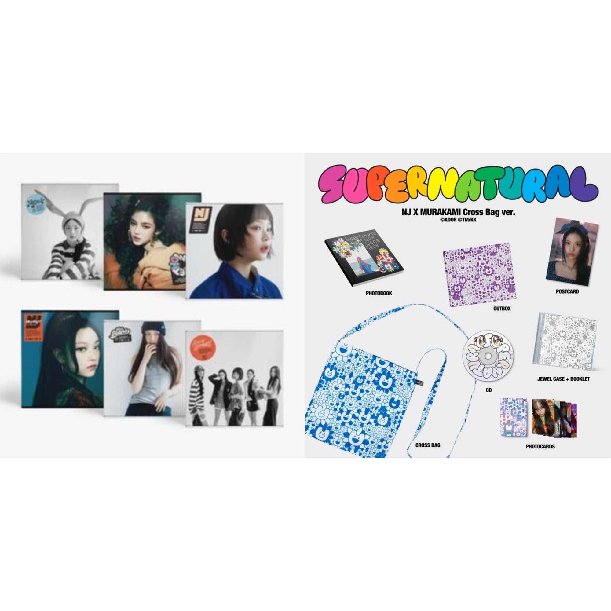 How Sweet (Standard Ver.) & Newjeans Supernatural Nj X Murakami (Cross Bag Ver.)