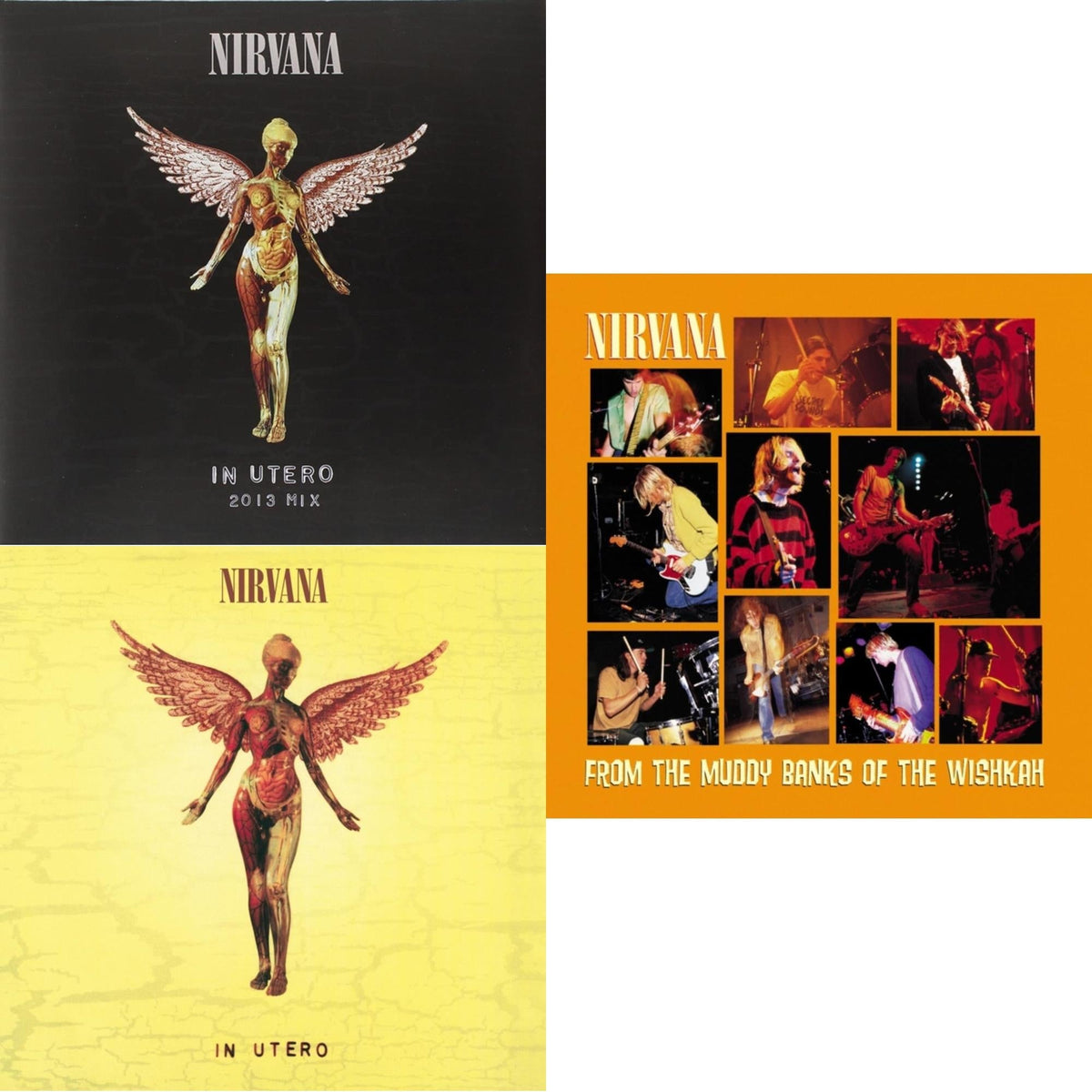 In Utero: 2013 Mix (2LP) & In Utero (180G/33-1/3 RPM) & From The Muddy Banks Of The Wishkah