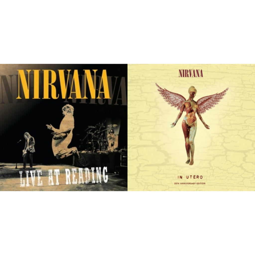 Nirvana - Live At Reading & In Utero - LP Vinyl Bundle