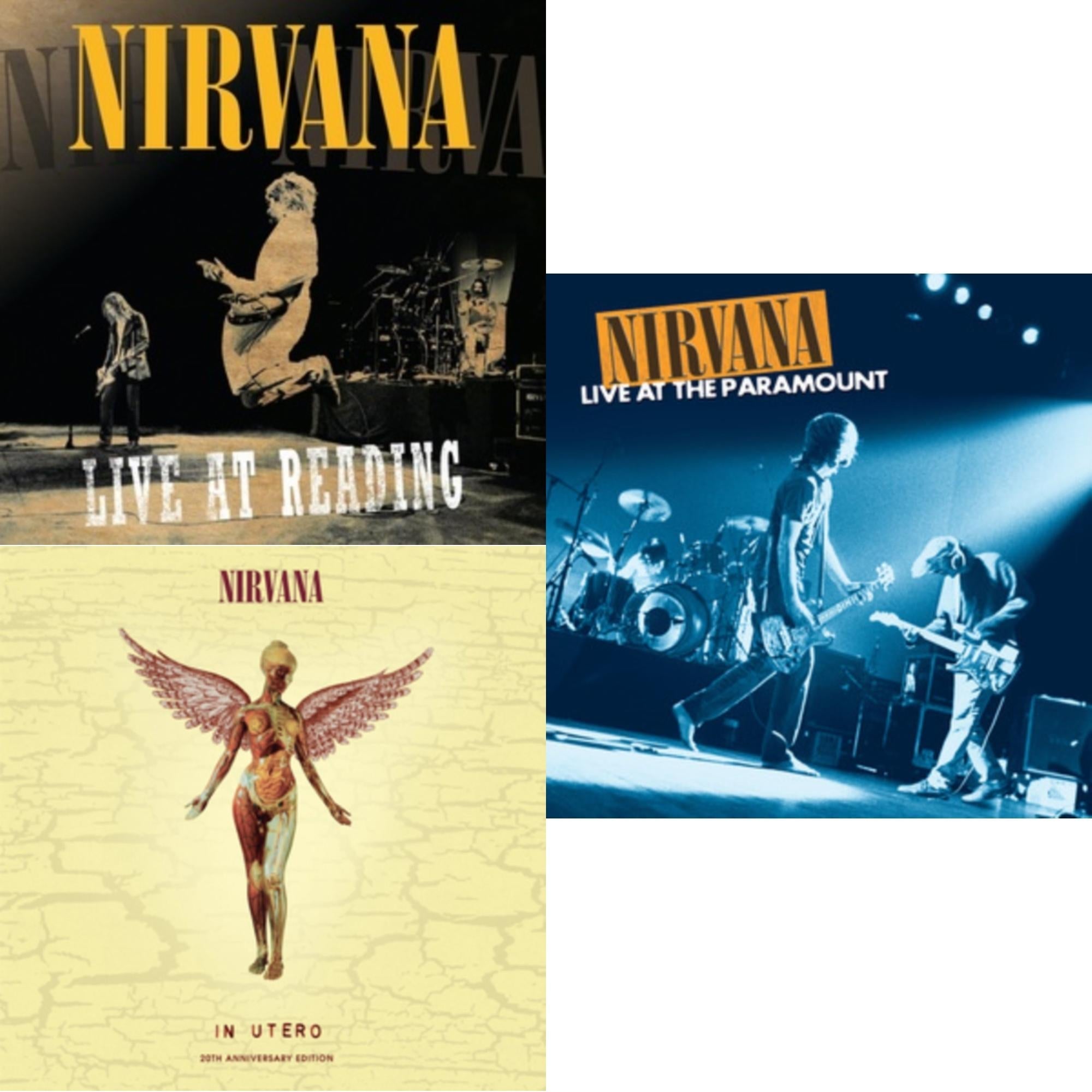 Live At Reading & In Utero & Live At The Paramount (Transparent Orange Vinyl/2LP)