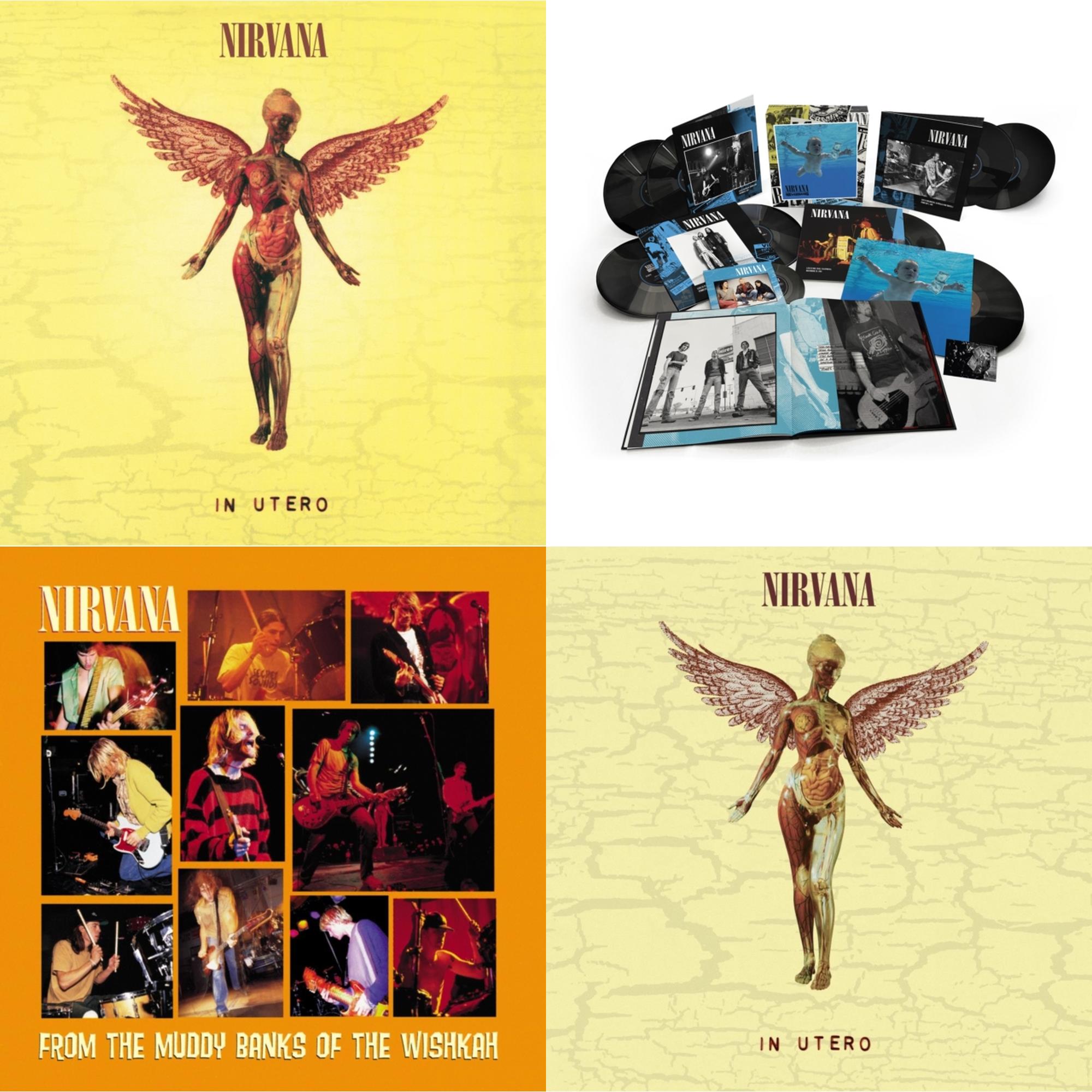 Nirvana - Nevermind (30Th Anniversary/Super Deluxe/8LP/7Inch) & In Utero (30Th Anniversary) (LP/10 Inch) & In Utero (180G/33-1/3 RPM) & From The Muddy Banks Of The Wishkah