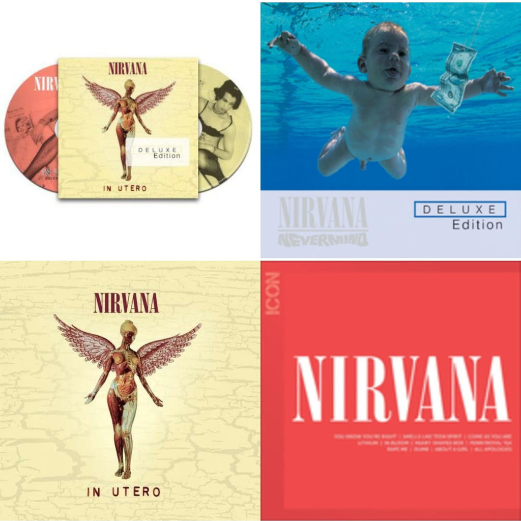 Nirvana - In Utero & Nevermind & In Utero & Icon - CD Bundle