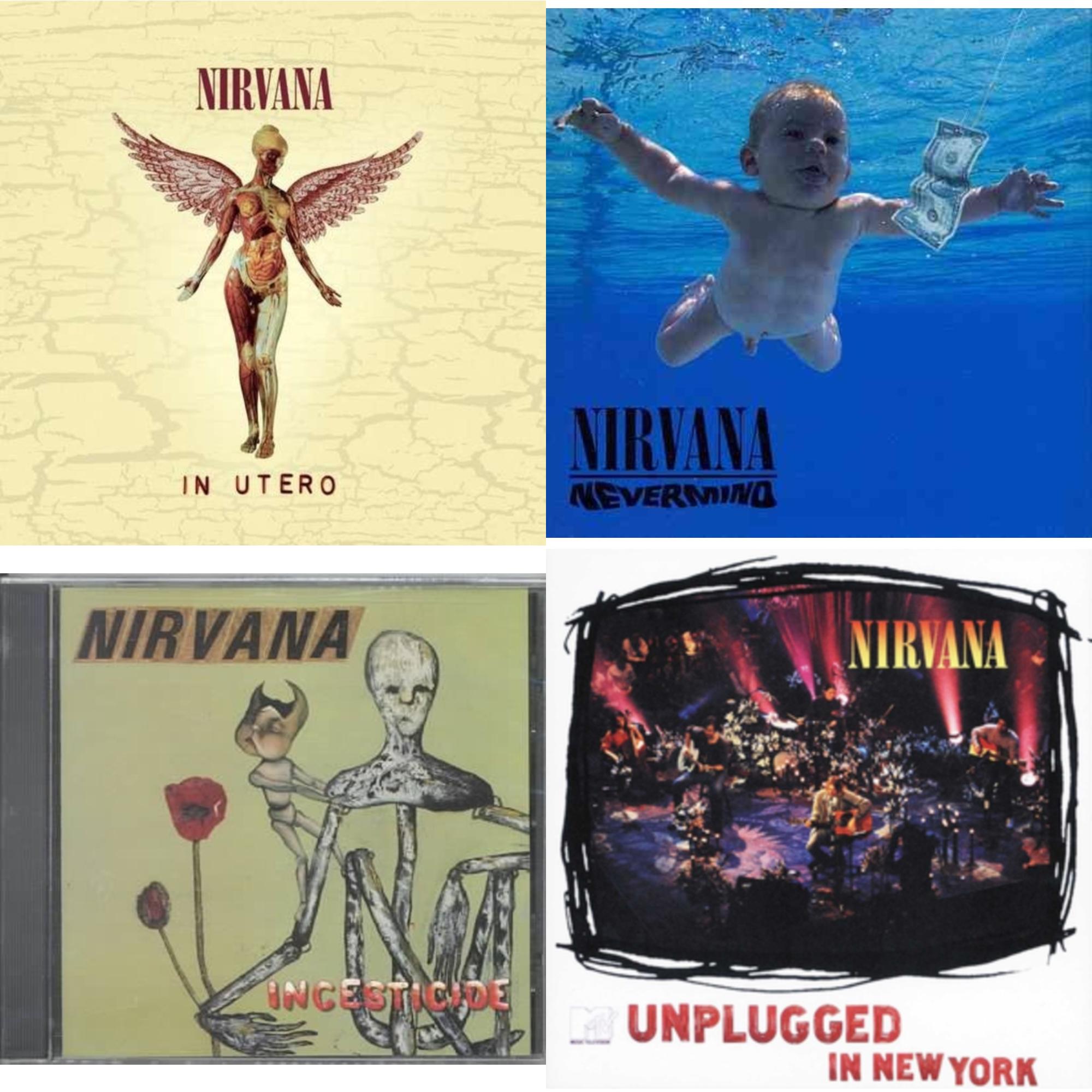 Nevermind & In Utero & Incesticide & Unplugged In N.Y.