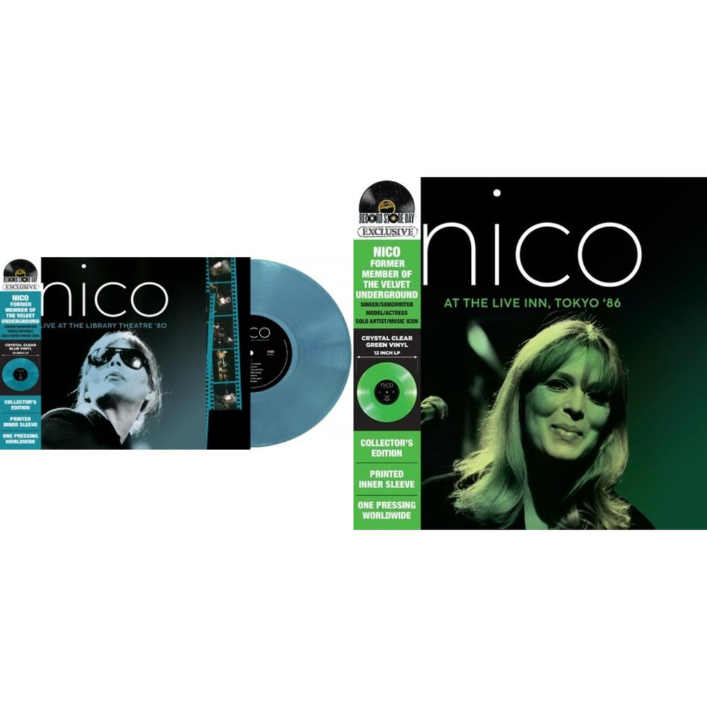 Live At The Library Theatre '80 (Deluxe/Crystal Clear Light Blue LP Vinyl) & At The Live Inn, Tokyo '86 (Deluxe/Crystal Clear Green LP Vinyl)