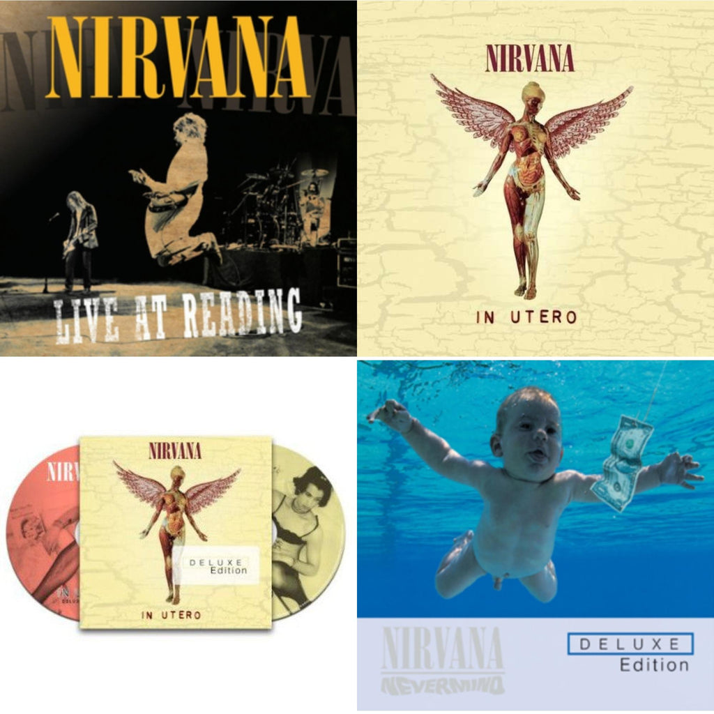 Nirvana - Live At Reading & In Utero & In Utero & Nevermind - CD Bundle