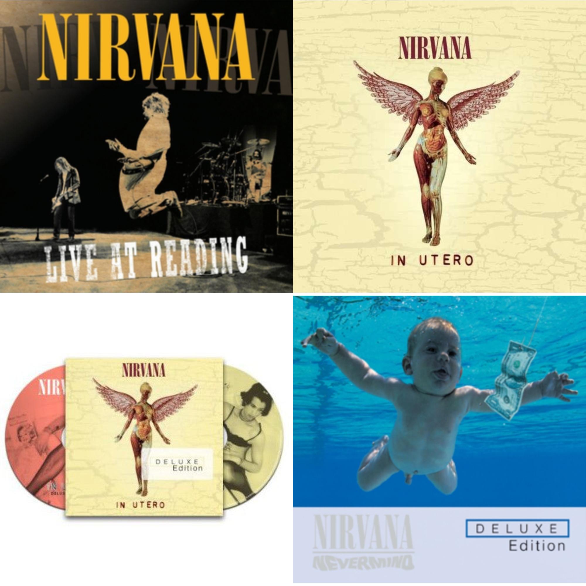 Nirvana - Live At Reading & In Utero & In Utero & Nevermind - CD Bundle