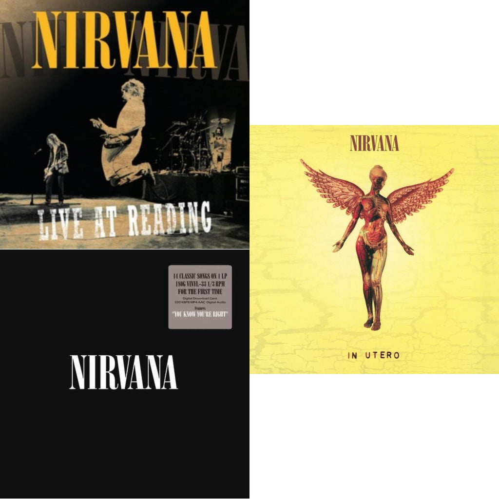 Live At Reading & Nirvana (150G/Dl Code) & In Utero (180G/33-1/3 RPM)