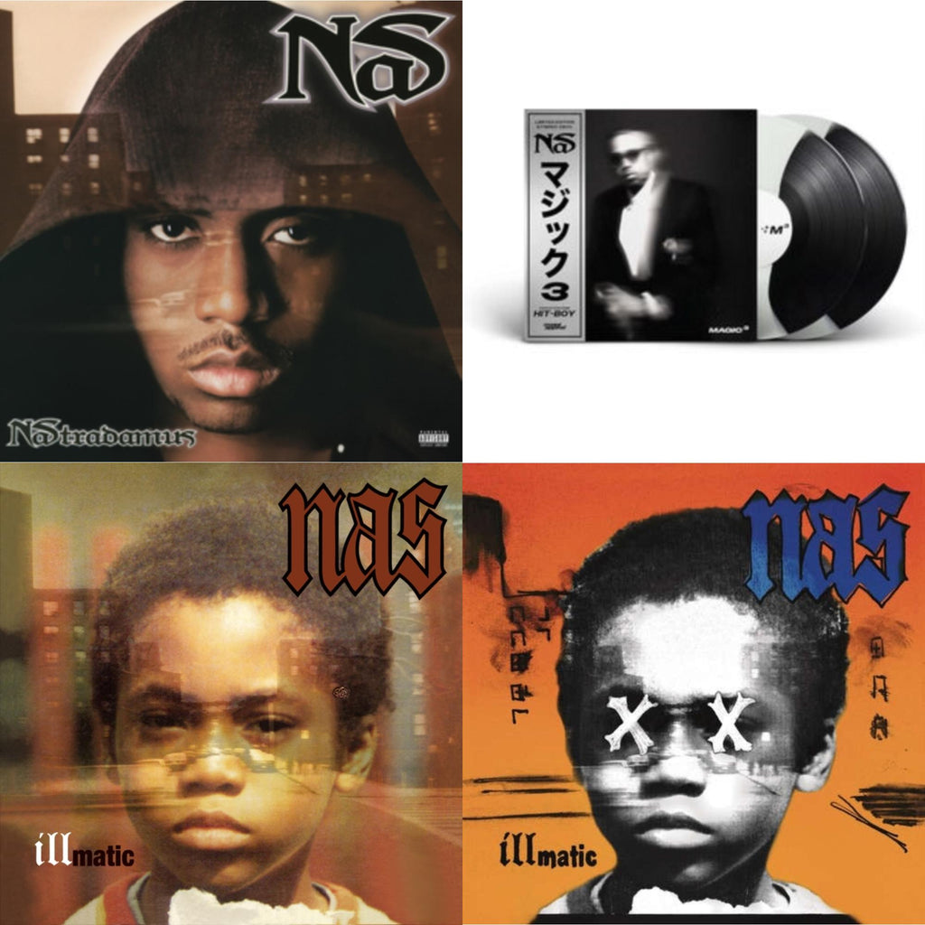 Nastradamus (Pa) (2 LP/140G Vinyl/Dl Code) & Magic 3 (2LP/Coloured Vinyl) & Illmatic & Illmatic Xx (Pa/180G/Dl Card)