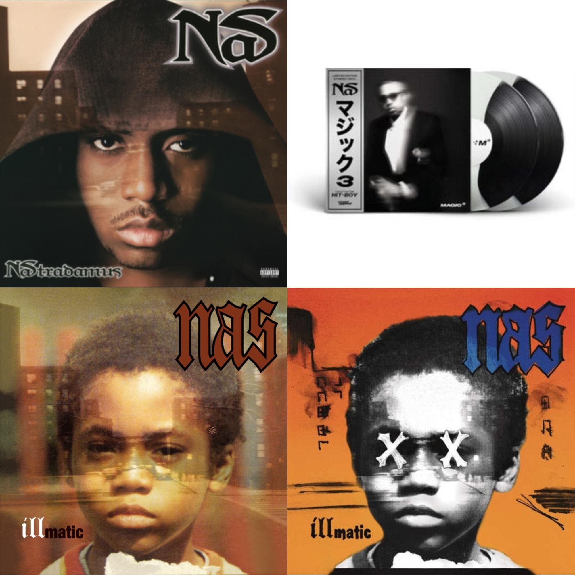 Nastradamus (Pa) (2 LP/140G Vinyl/Dl Code) & Magic 3 (2LP/Coloured Vinyl) & Illmatic & Illmatic Xx (Pa/180G/Dl Card)