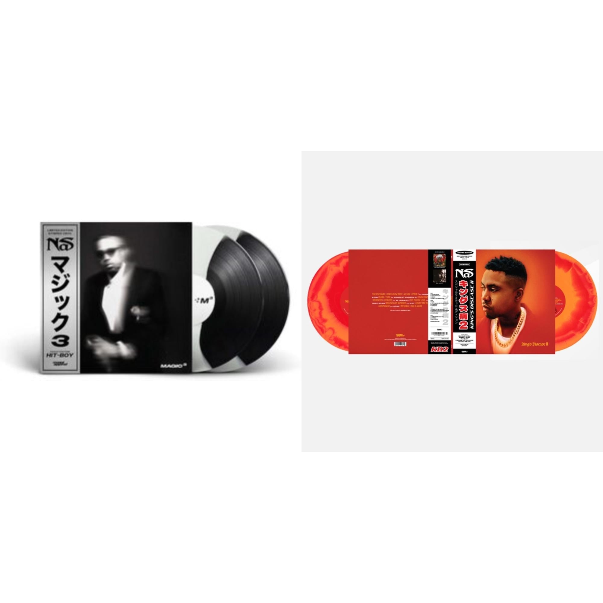 Magic 3 (2LP/Coloured Vinyl) & King's Disease Ii (Red & Tangerine Colored Vinyl/2LP)